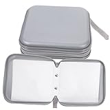 Ipetboom 2 Stück CD DVD Organizer Tasche mit Fächern Robuste CD DVD Hülle für Zuhause und Auto Praktische und Stilvolle Aufbewahrungslösung für Discs