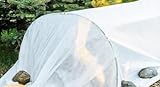 KARELLS Gartenvlies Wasserdurchlässig,2 x 5 M Pflanzen Frostschutz Vlies,Atmungsaktives Pflanzenvlies Winterschutz,aus Vliesstoff,Schützt Pflanzen,Blumen und Gemüse vor Kälte und Wind