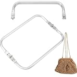 JEYORZY 2 Stück Taschenrahmen Verschluesse, Verschluss für Häkeltasche, Verschluss für Aluminium Henkel Tasche Rahmen, Taschenbügel Taschen Verschluss für DIY Geldbeutel Handtasche Taschenzubehör