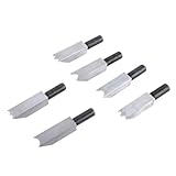 Handhobel mit 7 Fräsköpfen Einstellbare Holzfasenhobel Zubehör für Präzisionskanten Trimmen Eckdetails