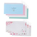 Parliky 8 Stück Masken-aufbewahrungstasche Bunte Cartoon-motiv Großer Stauraum Reißfest Handlich für Unterwegs Praktischer Masken-organizer und Zipper-file Bag für Schüler und Damen