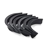 THINCAN 6pcs/Set Billardtisch Billardtasche Loch Schwarze Gummi Liner 4 Ecke 2 Seiten Eckfutter Ersatzzubehör Für Nach Hause