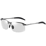 Farbwechsel Sonnenbrillen | Photochrome Brille Für Damen,Blendschutz polarisierte Fahrbrillen mit UV-Schutz für Outdoor-Aktivitäten wie Angeln, Wandern, Radfahren, Golf und