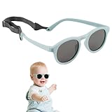 AONAYO Sonnenbrille Baby,Baby Sonnenbrille,6 Monate – 3 Jahre Alt Sonnenbrille Kinder,Mit Verstellbarer Silikonlinse,Sonnenbrille Mit Weichem Rand,Geeignet FüR Kleinkinder,Jungen,MäDchen