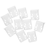 NIYANGLE 10 Stück Montagehalterungen für Wasserfiltergehäuse aus Kunststoff Universell Kompatibel Stabiler Sitz für Spülbecken Wasserfiltersysteme in Küche