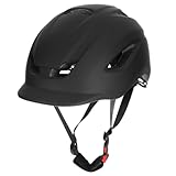 BEAHING Skateboardhelm, Fahrradhelm mit Visier, Anti-Kollisions-Skateboard mit Pufferschicht im Inneren, atmungsaktive Ebike-Kappen für Erwachsene im Freien Sport, eBike