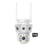 Huudngeje Innen-/Außen-/Outdoor-Fernglas-Fernglas-Wireless-Überwachungskamera Nachtsicht Remote Monitor 1080p Wireless WLAN-Kamera