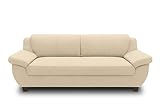 DOMO. collection Panama 3 Sitzer, Sofa, 3er Couch, Garnitur, 3-2-1, beige, 207 cm