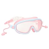 Kinder Schwimm Brille, Verstellbares HD-Schutzbrille-Set Für Kinder