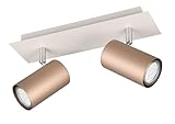Trio Leuchten Spotbalken Marley 802400265, Metall Coffee/Warm Grey, exkl. 2x GU10