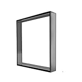 Holografischer 3D-Projektionsventilator F56One Machine Square Cover Advertising Machine 1080P Echtzeit-Livestream(Noir)