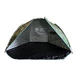 Fischereiheimzelt - Tragbares wasserdichtes Sonnendach, faltbare Schattenstruktur mit Stiften | 220x120x120 cm Reiseplane für Rucksackungen, Strandausflug, Wanderhalterstopp, Picknick Bodenbezug, Trag