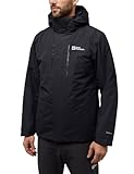 Jack Wolfskin Herren Jasper 3in1 Jkt M, Schwarz, XXL EU
