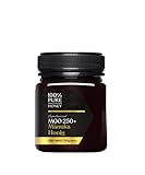 100% Pure Manuka Honig MGO 250+ - Rohhonig hergestellt und abgefüllt in Neuseeland mit zertifiziertem Methylglyoxal Gehalt - Natürlicher Immunsystem-Booster - 250g