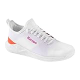 Kempa Mädchen Kourtfly Jr Sport-Schuhe, Weiß Lila, 35 EU