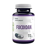 Hepatica Fucoidan Blasentang 500mg 120 Vegane Kapseln, Laborgeprüft , Hochdosiert, Nicht GVO & Glutenfrei