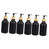 Alipis 3 Sätze Händedesinfektionsflasche Drücken Plastikflasche Reiseflasche Arabische Seife Duschgel Spender Duschgelspender Seifenspenderflasche Das Haustier Black 2 Stück * 3