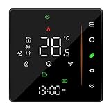 docooler Intelligenter WLAN-Thermostat, wöchentlicher programmierbarer Temperaturregler, unterstützt Touch-Steuerung/mobile App/Sprachsteuerung, kompatibel mit Alexa für Wasserheizung