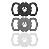 3 Silikon-Schutzhüllen für AirTag, kompatibel mit Halsbändern von Hunden und Katzen, geeignet für den Apple AirTag GPS - Verlustverhütungs - Tracker, kratzfeste Schutzhülle für den AirTag - Tracker