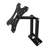 jojofuny Tv Wandhalterung Schwenkbar Neigbar Ausziehbar Platzsparende Wandhalterung für Fernseher und Monitore Langlebiger Halter mit Langem Arm Kompatibel für Große Bildschirme