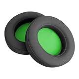 FONDOTIN Ersatz ohrpolster Kopfhörer Pads Kompatibel für Razer Kraken Grün Weiche Proteinhaut Atmungsaktiv Elastisch Komfortabel für Längere Gaming Sessions