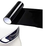 Tönungsfolie Auto,Scheinwerfer Folie,Tönungsfolie Scheinwerfer,Rücklichttönungsfolie Aufkleber,Rückleuchten Folie,Selbstklebende Scheinwerfer für Auto Rücklichter Nebellichter(Dunkelschwarz)