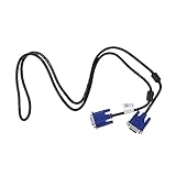 Lurrose 2 Stück Vga Datenkabel für Pc Projektor und Monitor Langlebiges Kupferkabel mit Hervorragender Elektrischer Leitfähigkeit Geeignet für Laptop und Andere Geräte