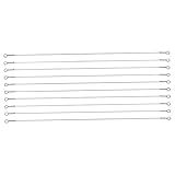 10 Stück Laubsägeblätter, 12 Zoll, kleine Handseil-Drahtsäge, Kohlenstoffstahl-Handsägedraht für weiche Metalle, Holz, Kunststoff, Laubsäge, Bügelsäge, Drahtsäge, Bogensägeblatt, Dekupiersägeblätter