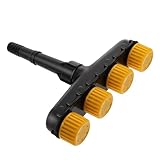 HANABASS Sprühdüse nozzle spritzdüse airbrush gartenschlauch brause sprinkler sprayer Schlauchtülle mit Bewässerungsmuster Schlauchzubehör Gartenschlauchsprüher Gartensprüher Plastik Yellow