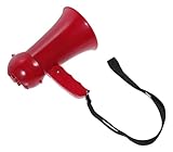 ANIIC Megafon Megaphon Einstellbare Megaphone, Lautstärkeregelung, Bullhorn-Lautsprecher, Kleiner Kunststoff-Lautsprecher, Tragbares Hand-Megaphon Megaphone