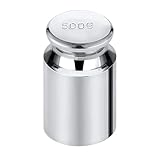 Trimming Shop 500g Kalibrierwaage, Gewicht, verchromt, für präzise Kalibrierung, um die Genauigkeit von Taschen und Digitalwaagen, Schmuck, Küchenwaagen (1 Stk.) zu überprüfen