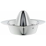 WMF Gourmet Zitruspresse manuell 9 cm, Limettenpresse, Cromargan Edelstahl mattiert, Saftpresse für Zitronen, Limetten, Apfelsinnen, Orange, Grapfruit