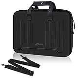 Alfheim 13-14 zoll Hartschale Laptop Tasche Hülle, Wasserdicht Stoßfest Schultertasche Schützende Tragetasche Kompatibel mit 13,3' 14,2' MacBook Pro A2442 A2338, 13,3' MacBook Air 2337 M1 A2179