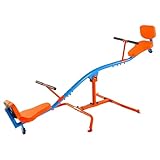 VEVOR Kinderwippe 2640 x 930 x 710 mm, Wippe bis 136 kg belastbar, Gartenwippe mit Griffen, Schaukelwippe, Karussellwippe für draußen, 360 Grad drehbar, Spielzeug für Kinder ab 3 Jahren