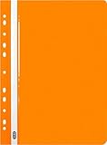Schnellhefter A4 PP mit Abheftlochung orange