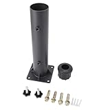 Schirmständer 48mm Metal, Stabiler Sonnenschirmständer Für Garten Outdoor - Verstärkte Basis, Rostfreie Verarbeitung, Windfester Kreuzständer