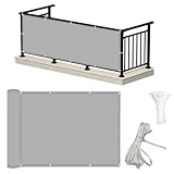 Wetterfest Balkon UV & Windschutz für Geländer Dichte Abdeckung Outdoor Balkonverkleidung Gartenzaun Schild Langlebige Outdoor Sichtschutzlösung