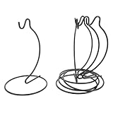 BESTYASH Weihnachtsschmuckständer 5 Stück aus Eisen Schwarz für Glasflaschen und Luftpflanzen Tischaufhänger für Halloween und Hochzeitsfeiern