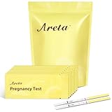 Areta 50 x Schwangerschaftstest Frühtest 10 mIU/ml - Empfindliches Pregnancy Test - Frühschwangerschaftstest Streifen mit Hoher Genauigkeit | Zuverlässiger Ultra Frühtest Schwangerschaft