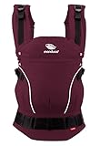 manduca First Babytrage - Verstellbarer und vielseitiger Tragesitz für Babys und Kleinkinder (3,5-20 kg) - Babytrage mit Front-, Hüft- und Rückentragefunktion ,Berry