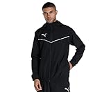 Puma Herren teamRISE All Weather Jacket Trainingsjacke, Black White, M