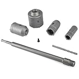 Gedlex Trocken Beton Kernbohrer, Lochsäge 68mm 50mm 40mm 30mm, Bohrkrone Steckdose mit 330mm Rundgriff SDS Plus Schaft, für Betonziegel, Zement, Steinwand