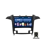 Doppel Din Autoradio Mit Kabellos Carplay Und Android Auto, Bluetooth, WiFi, SWC, 9 Zoll Touchscreen Armaturenbrett-Einbau-Videogeräte, Für Ford S-MAX S MAX 2006-2015,1g+16g