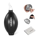 NEEWER 2 in 1 Camera Lens Cleaning Kit für Elektronik, Smartphones, Tablets, 1 x Kamera Luftgebläse + 1 x weiches Cleaning Cloth, HM-50