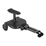 MEHOOSPVN Board für alle Kinderwagen, Board mit Sitz, Trittbrett Mitfahrbrett Universal passend für 2-6 Jahre alte Kinder, Sicher, stabil & rutschfest mit einer maximalen Belastung von 55 Pfund