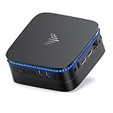 NiPoGi AK1PLUS Mini PC Ιntel Alder Lake-N N100(bis zu 3,4GHz) 12GB LPDDR5 4800 MHz/256GB M.2 SSD,Desktop-PC mit 4K@60HZ HD Dual Display, WiFi 2,4G/5G, RJ45 Ethernet, BT4.2, TDP 15W,VESA Unterstützt