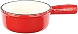 Rosenstein & Söhne Rechaud: Käsefondue-Topf aus Gusseisen, 16 cm (Fondueset, Fonduepfanne, Weihnachten)