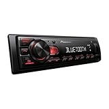 Pioneer MVH-S230BT Bluetooth Autoradio – USB, Freisprecheinrichtung, Spotify, MP3/WMA/WAV, 4x50W, 1-DIN, iOS & Android-kompatibel