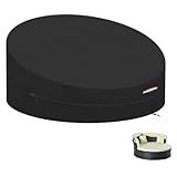 Abdeckung Sonneninsel Halbrund,Schutzhülle Sonneninsel Halbrund Wasserdicht 420D Oxford-Tuch mit Einstellbarer Spanngurt Abdeckung für Outdoor-Tagesbett(Size:190x90x50cm,Color:A)