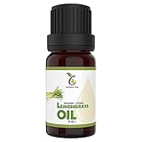 Lemongrass Öl BIO 10ml - 100% naturreines Zitronengras Öl, vegan - Lemongrass Oil (Cymbopogon Citratus Leaf Oil) - Lemon Grass Ätherisches Öl für Duftlampe, Diffuser, Haare